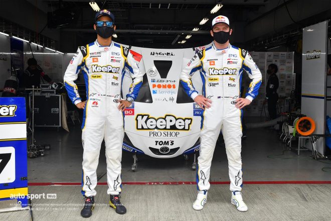 37　TGR TEAM KeePer TOM's 平川亮／ニック・キャシディ レーシングスーツ：アルパインスターズ