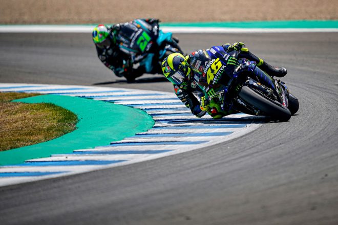 2020年MotoGP第3戦アンダルシアGP決勝　バレンティーノ・ロッシ（モンスターエナジー・ヤマハMotoGP）
