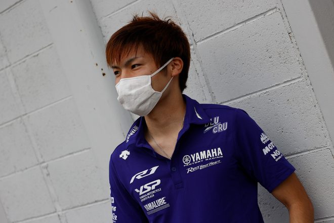2020年全日本ロードSUGO公開テスト初日：野左根航汰（YAMAHA FACTORY RACING TEAM）