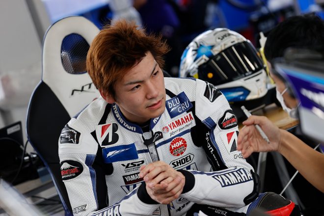 2020年全日本ロードSUGO公開テスト2日目：野左根航汰（YAMAHA FACTORY RACING TEAM）