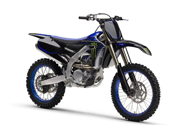 2021年モデルのヤマハYZ250F（Monster Energy Yamaha Racing Edition）