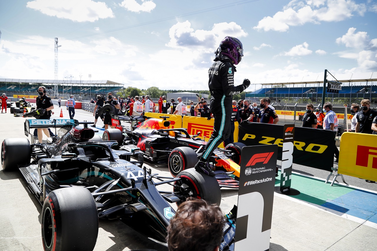 2020年F1第4戦イギリスGP　ルイス・ハミルトン（メルセデス）がポールポジションを獲得