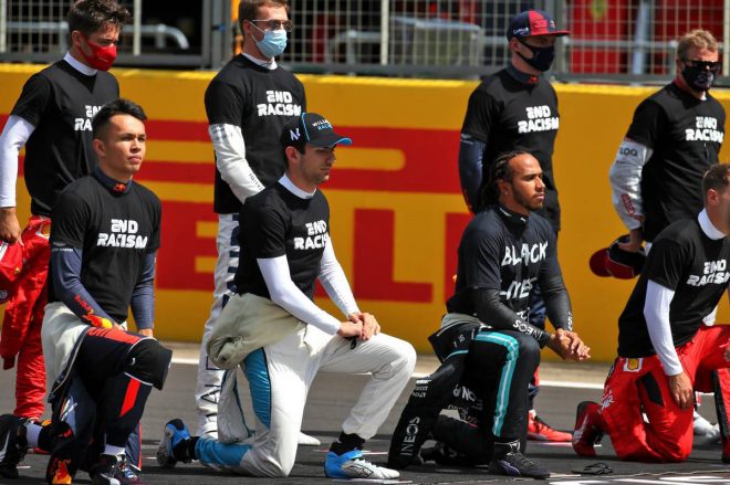 2020年F1第4戦イギリスGP　スタート前セレモニー
