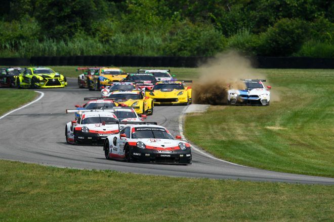 2019年IMSA第8戦ライムロック・パーク スタートシーン