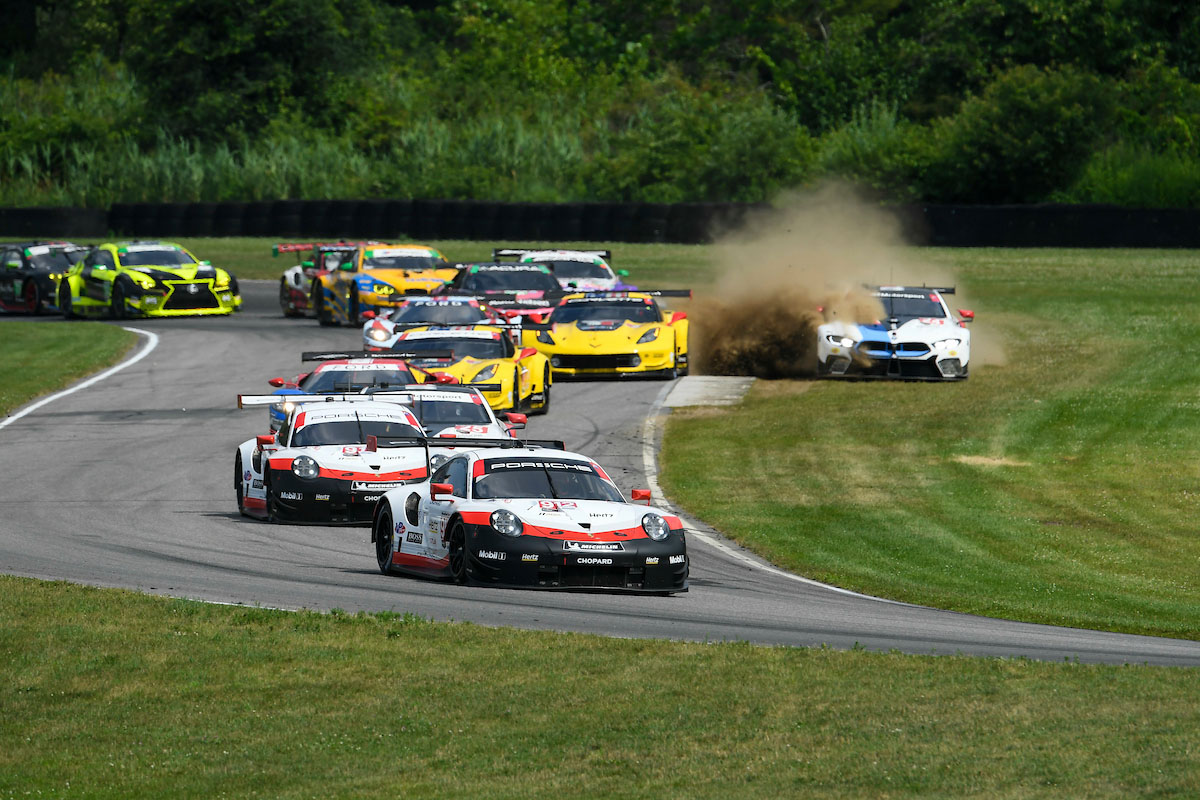 2019年IMSA第8戦ライムロック・パーク スタートシーン