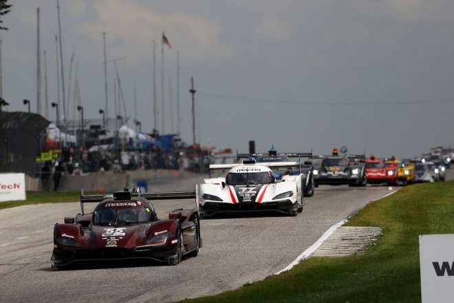 IMSAシリーズの最高峰DPiクラスに参戦している2台のマツダRT24-P