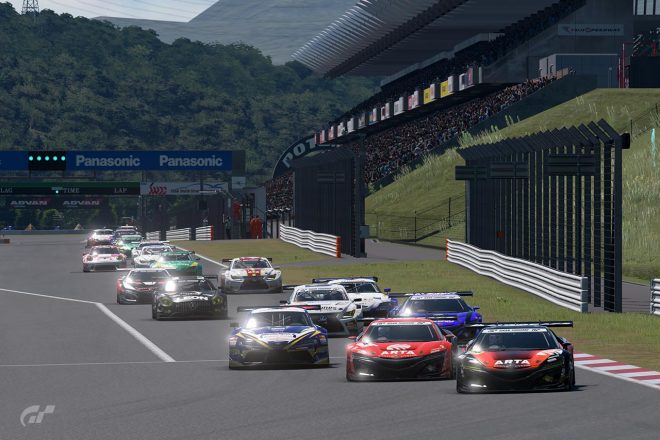 『SGT × GTS Special Race』第2戦のスタートシーン