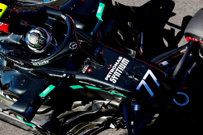 2020年F1第5戦70周年記念GP　バルテリ・ボッタス（メルセデス）