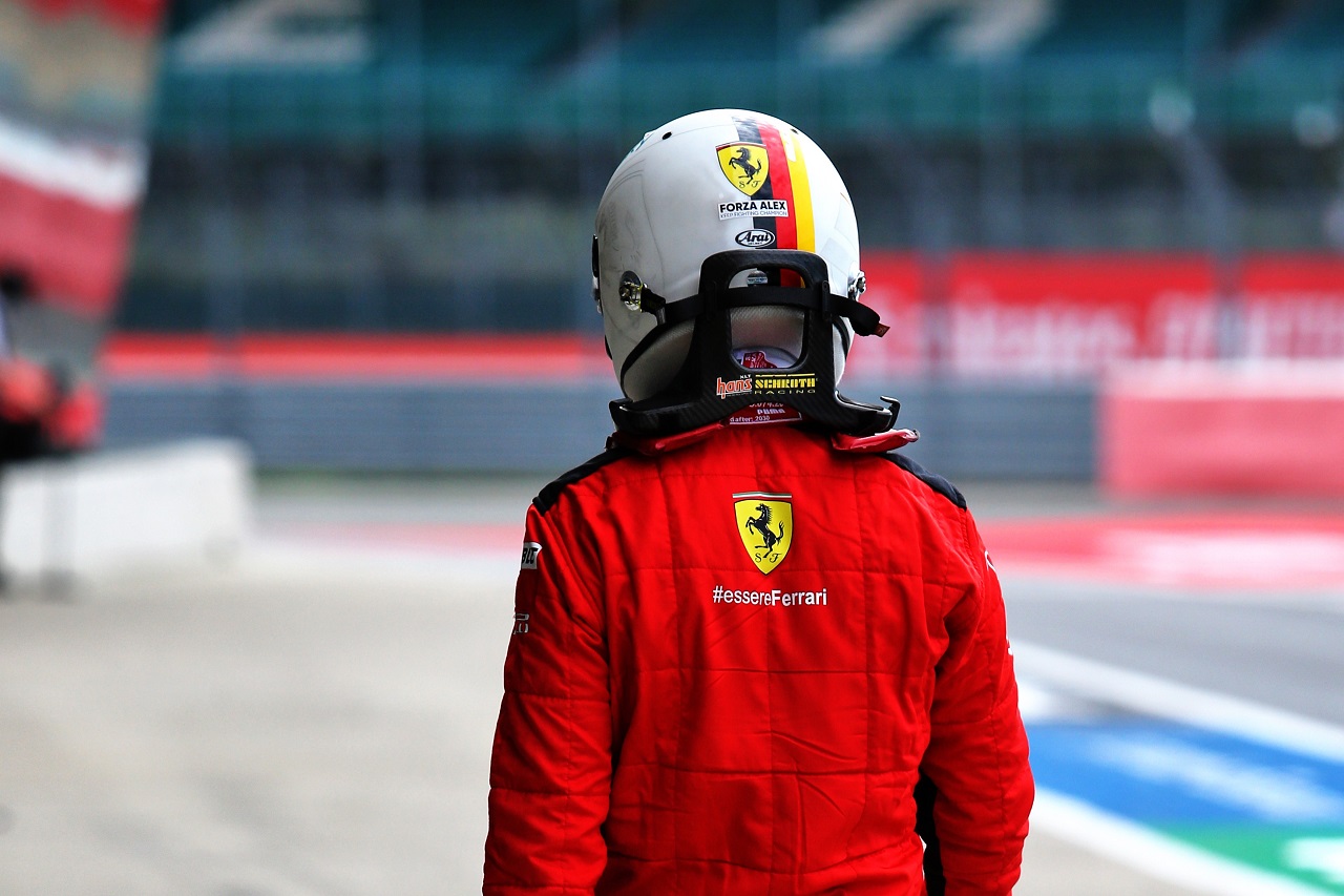 2020年F1第5戦70周年記念GP　セバスチャン・ベッテル（フェラーリ）