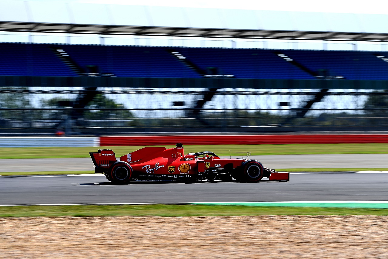 2020年F1第5戦70周年記念GP　セバスチャン・ベッテル（フェラーリ）