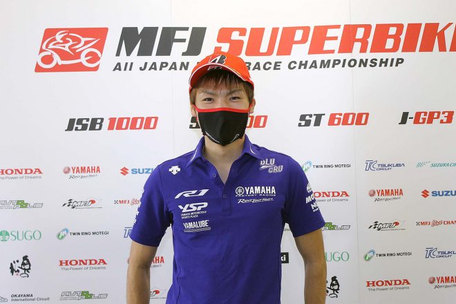 2020年全日本ロード第1戦SUGO：野左根航汰（YAMAHA FACTORY RACING TEAM）