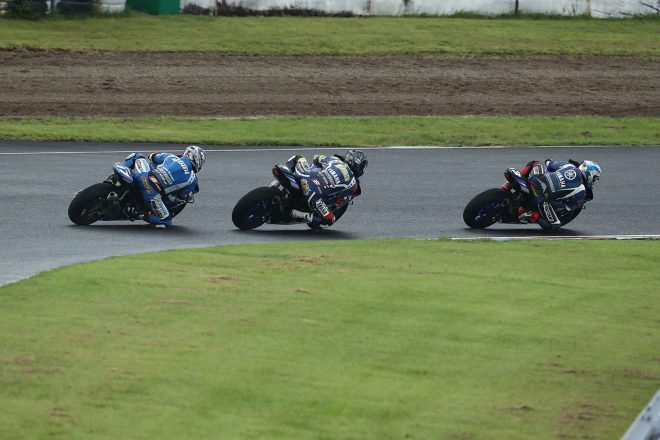 2020年全日本ロード第1戦SUGO：JSB1000 レース1 序盤トップ争い