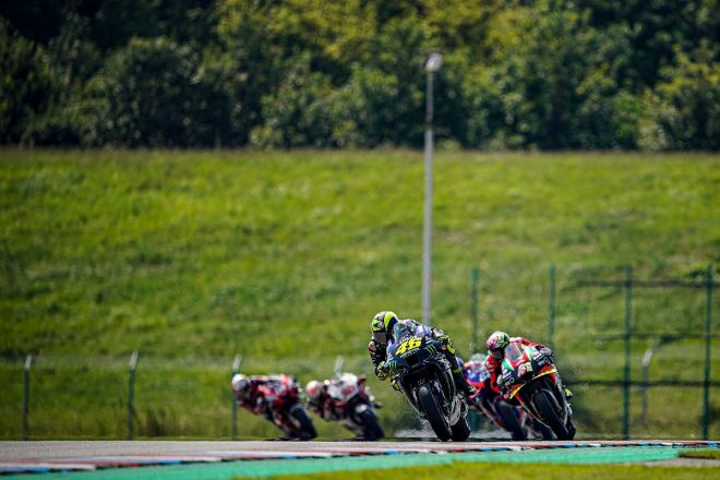 2020年MotoGP第4戦チェコGP　バレンティーノ・ロッシ（モンスターエナジー・ヤマハMotoGP）