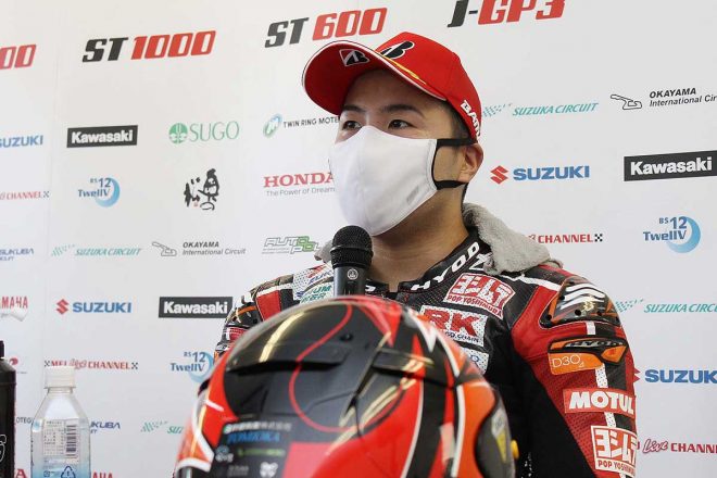 2020年全日本ロード第1戦SUGO　渡辺一樹（YOSHIMURA SUZUKI MOTUL RACING）