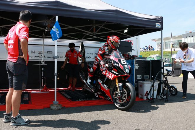 YOSHIMURA SUZUKI MOTUL RACINGのテント/2020年全日本ロード第1戦SUGO