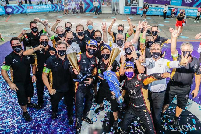 2019／20年フォーミュラE選手権第11戦　チームチャンピオンを獲得したDSテチーター