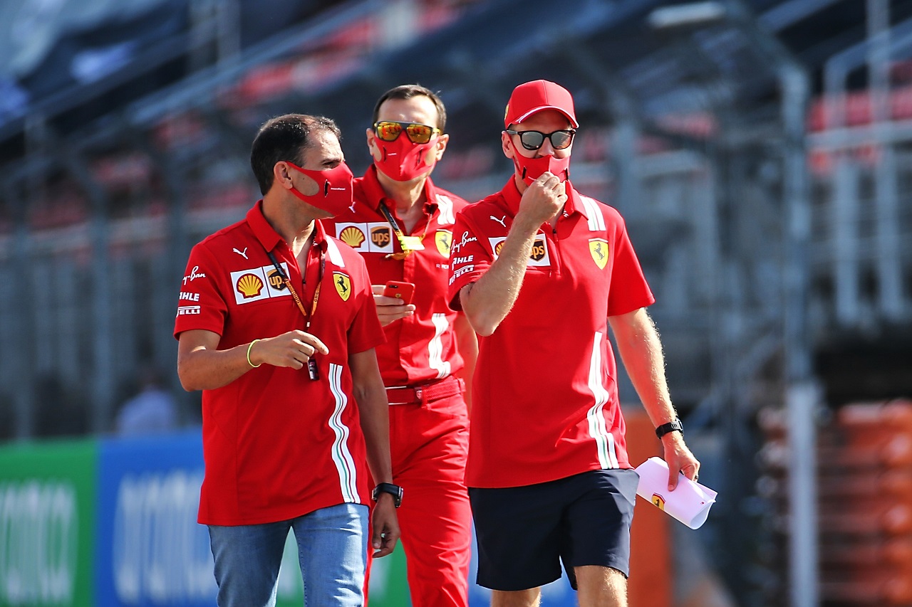 2020年F1第6戦スペインGP　セバスチャン・ベッテル（フェラーリ）