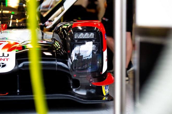 トヨタTS050ハイブリッドは7号車、8号車ともにローダウンフォース仕様のエアロキットを用いる。