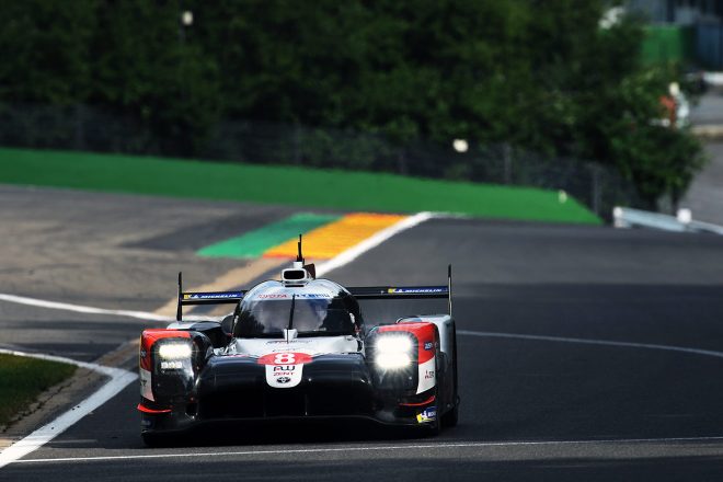 FP2で2番手、FP3で3番手となったセバスチャン・ブエミ／中嶋一貴／ブレンドン・ハートレー組の8号車TS050ハイブリッド。