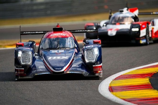 LMP2のクラスの予選最上位を獲得したユナイテッド・オートスポーツの22号車。