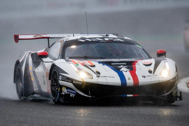 83号車のフェラーリがGTEアマクラスの優勝を飾った。