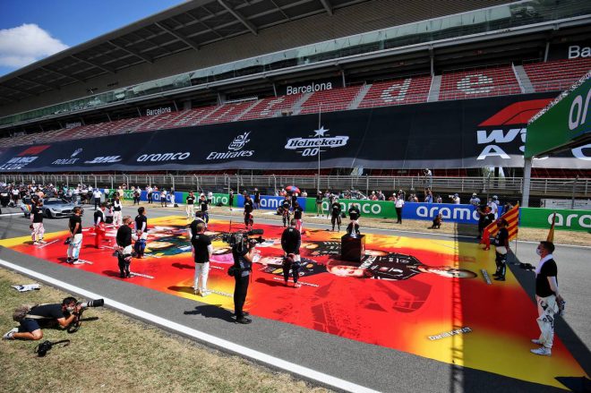 2020年F1第6戦スペインGP　決勝前セレモニー
