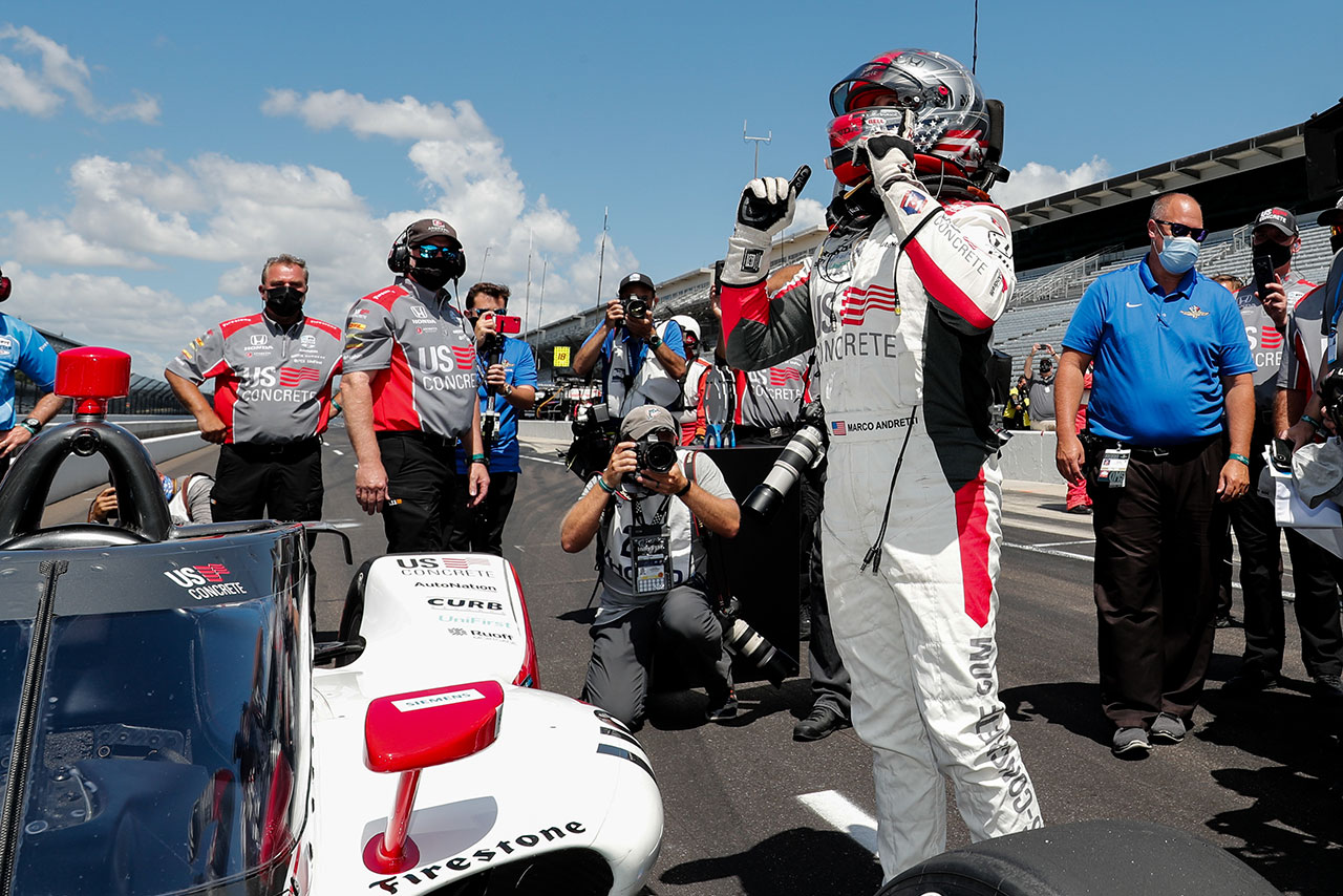 第104回インディ500予選2日目ファストナイン アンドレッティが初ポール 琢磨は3番手でフロントロウ獲得 海外レース他 Autosport Web