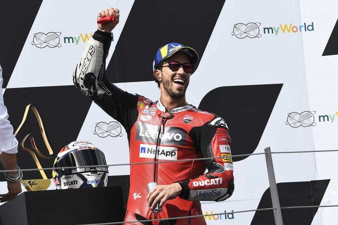 2020年MotoGP第5戦オーストリアGP　アンドレア・ドヴィツィオーゾ（ドゥカティ・チーム）