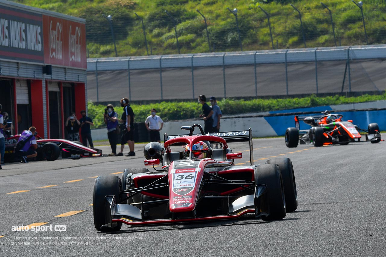 全日本スーパーフォーミュラ・ライツ選手権もてぎ合同テストの様子