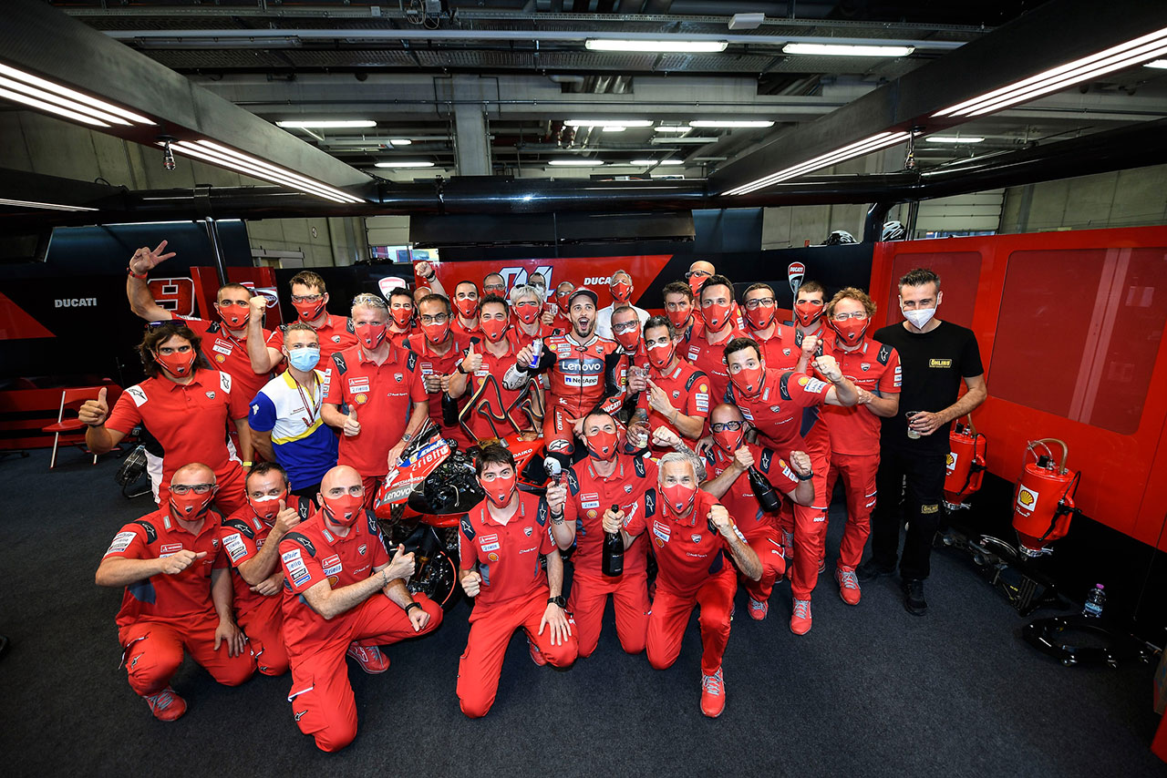 ドゥカティに50勝目をもたらしたアンドレア・ドヴィツィオーゾ（ドゥカティ・チーム）／2020年MotoGP第5戦オーストリアGP