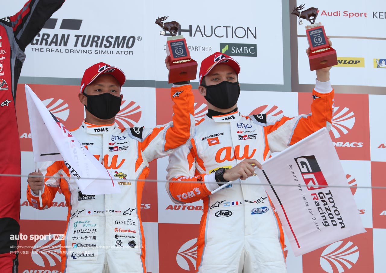 2020年スーパーGT第3戦鈴鹿　au TOM’S GR Supra（関口雄飛／サッシャ・フェネストラズ）