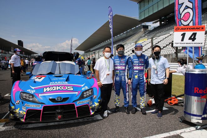 WAKO'S 4CR GR Supraと大嶋和也／坪井翔、トヨタ自動車豊田章男社長、豊田大輔氏