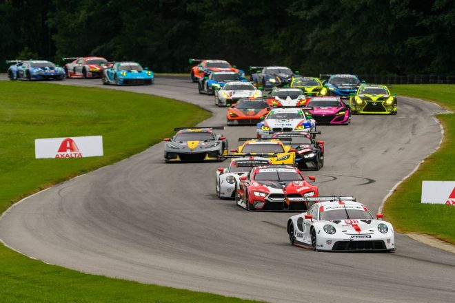2020年IMSAウェザーテック・スポーツカー選手権第5戦バージニア スタートシーン