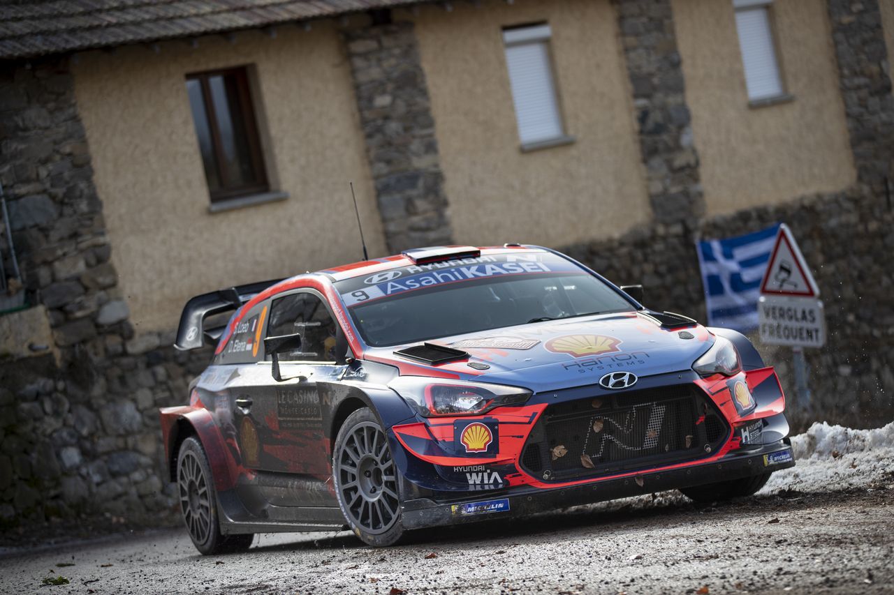 セバスチャン・ローブ（ヒュンダイi20クーペWRC）　2020年WRC第1戦モンテカルロ