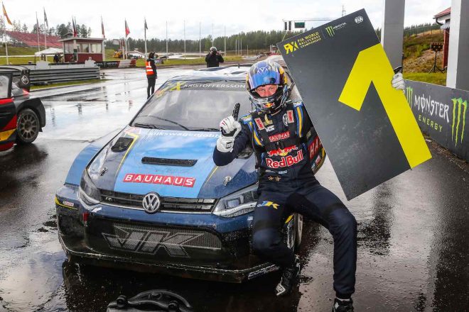 シリーズ復帰初戦で、流石のドライビングを披露したヨハン・クリストファーソンが、2年ぶりWorldRX勝利を手にした
