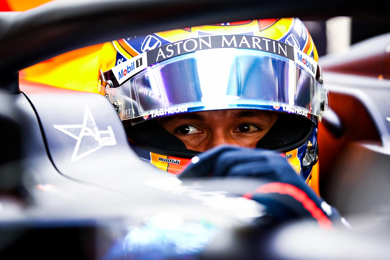 2020年F1第7戦ベルギーGP　アレクサンダー・アルボン（レッドブル・ホンダ）