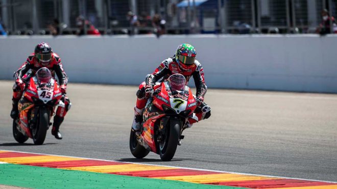 2020年SBK第4戦アラゴン　チャズ・デイビス（Aruba.it レーシング-ドゥカティ）