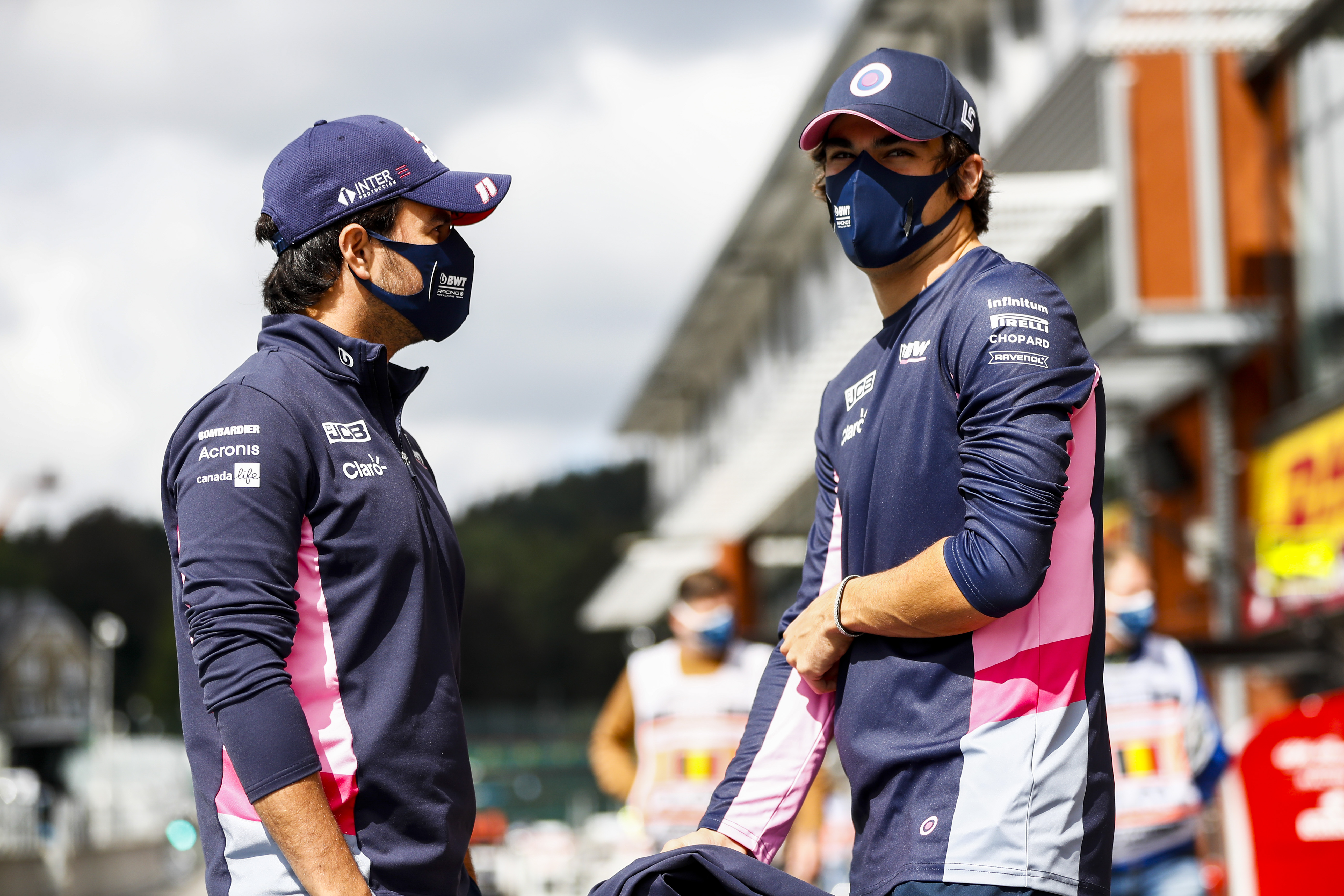 2020年F1第7戦ベルギーGP　セルジオ・ペレスとランス・ストロール（レーシングポイント）