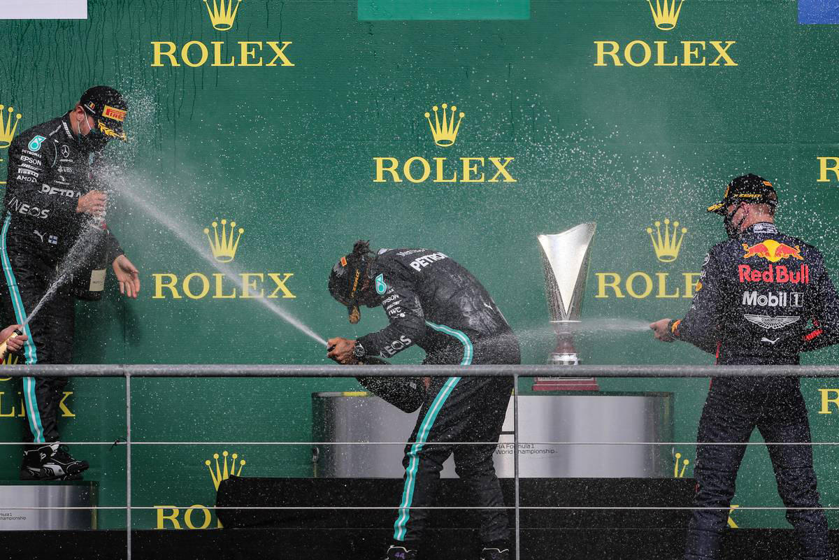 2020年F1第7戦ベルギーGP　表彰台