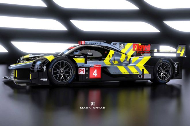 第88回ル・マン24時間レース・LMP1クラスにエントリーするバイコレス・レーシングチーム（ENSO CLM P1／01・ギブソン）のル・マン向けマシンカラーリング。