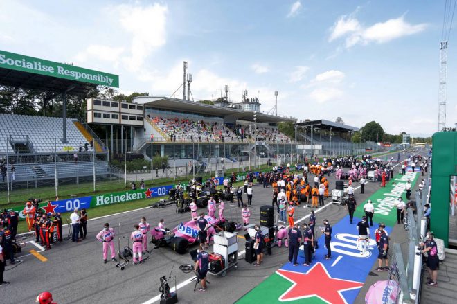 2020年F1第8戦イタリアGP　グリッド