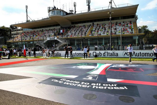 2020年F1第8戦イタリアGP　グランドスタンド