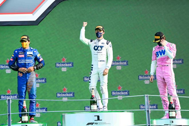 2020年F1第8戦イタリアGP　表彰式