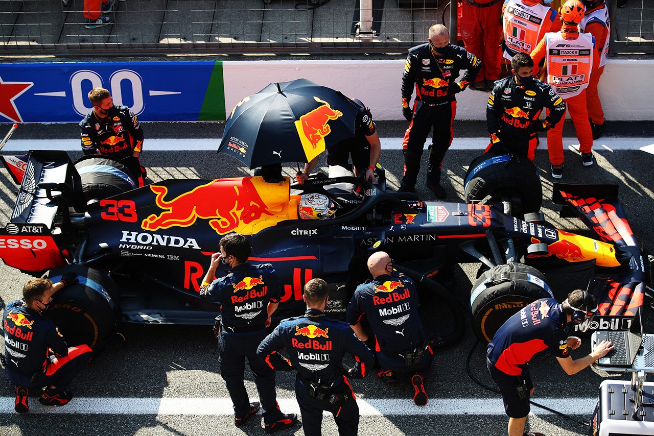 年f1第8戦イタリアgp マックス フェルスタッペン レッドブル ホンダ レッドブル ホンダ分析 Drsトレイン Puトラブル 接触 ペナルティ 苦難続きで優勝争いに絡めずの画像 写真 3 Autosport Web