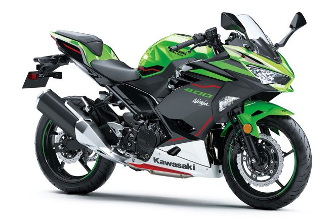 2021年モデルのカワサキNinja 400（ニンジャ400）KRT EDITION ライムグリーン×エボニー