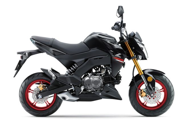 2021年モデルのカワサキZ125 PRO（メタリックフラットスパークブラック）