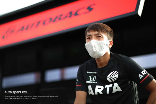 2020年スーパーGT第4戦もてぎ 搬入日 野尻智紀（ARTA NSX-GT）