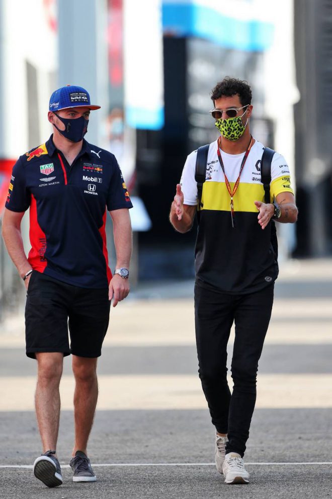 マックス・フェルスタッペン（レッドブル・ホンダ）＆ダニエル・リカルド（ルノー）