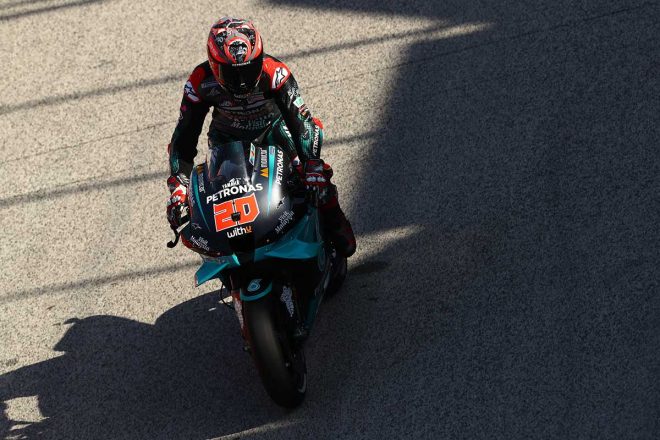 2020年MotoGP第7戦サンマリノGP　ファビオ・クアルタラロ（ペトロナス・ヤマハSRT）