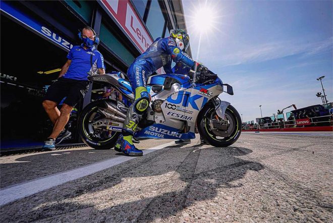 2020年MotoGP第7戦サンマリノGP アレックス・リンス(チーム・スズキ・エクスター)